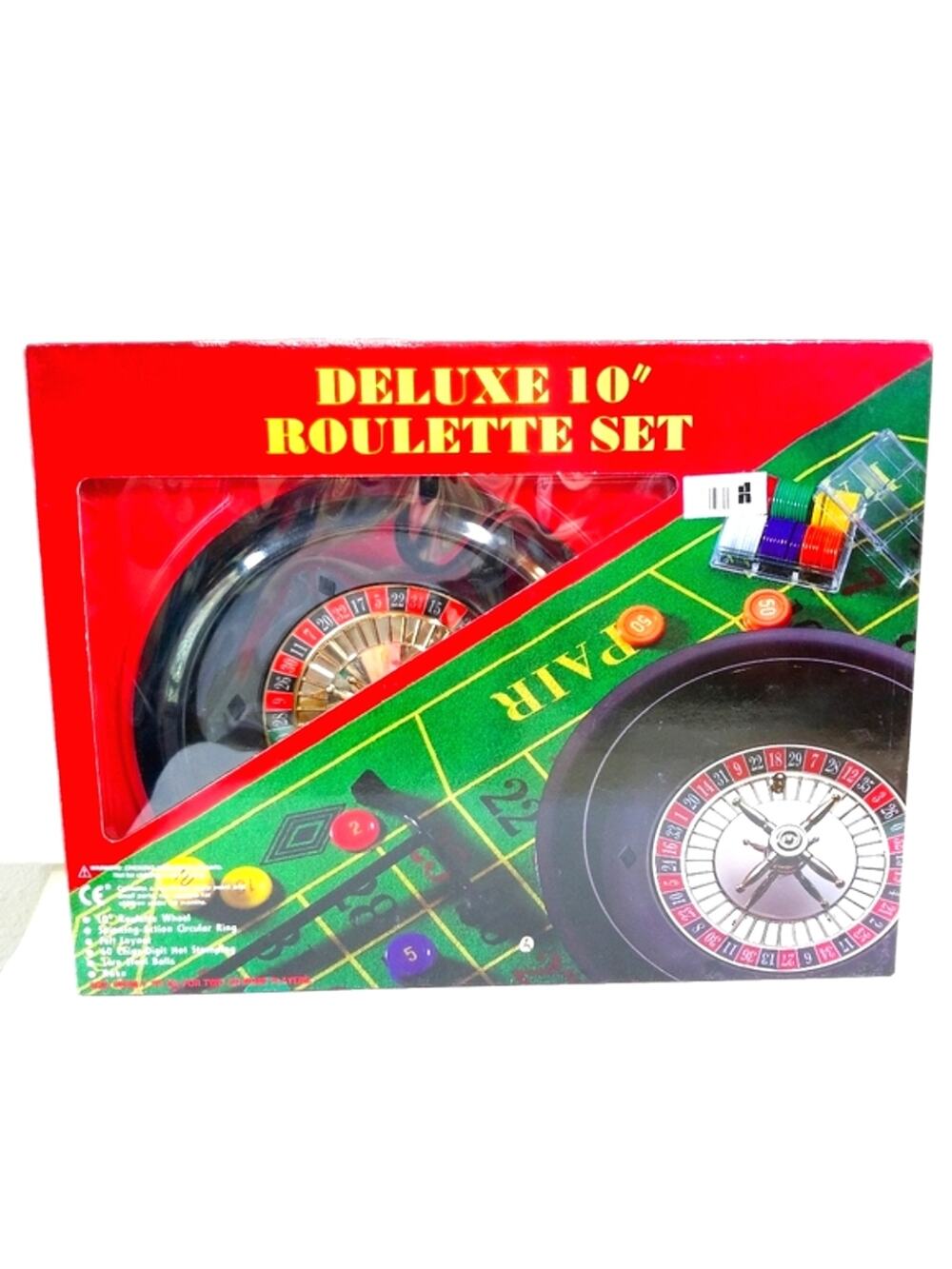 New in box Deluxe 10" Roulette Set